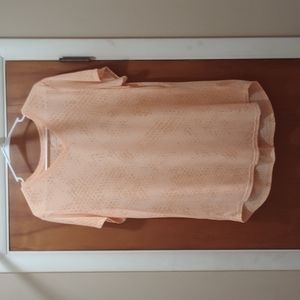 Orange light weight short sleeve shirt